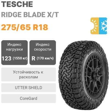 TESCHE Ridge Blade X/T 275/65 R18 123R