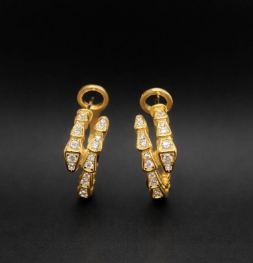 Серьги Silva jewelry 466113831 вес 7.7 г серебро, фианит
