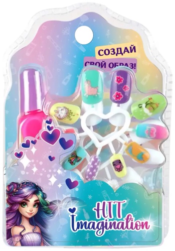 HIT IMAGINATION Набор детской косметики «Создай свой образ» набор 5+