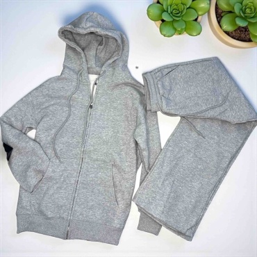 Спортивный костюм FASHION серебристый