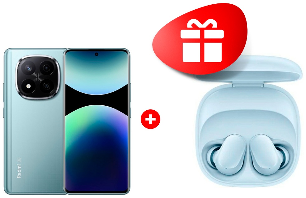 Смартфон Xiaomi Redmi Note 14 PRO+ 5G 12 ГБ/256 ГБ синий + подарок