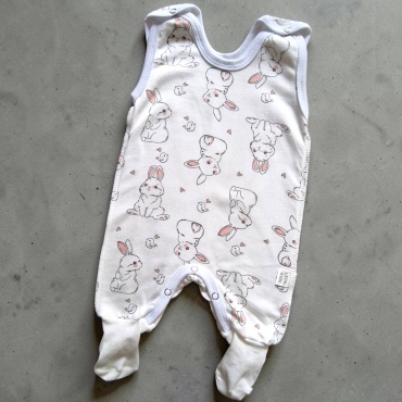 Комбинезон LeoRi KIDS белый, розовый
