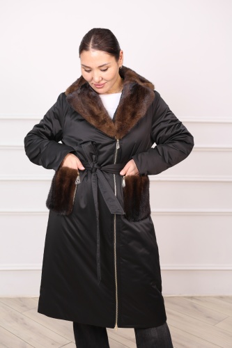 Зимняя куртка Granat.Furs черный