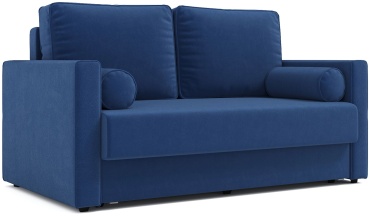 Мини-диван AFD home Mini Dupi, 150х90 см, обивка велюр, темно-синий