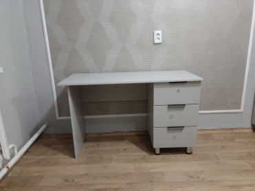 Barakat A13 парта, 120x50x75 см, белый, бежевый