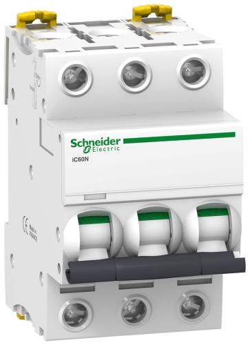 Schneider Electric автоматический выключатель 3P 6 A, 6 кА, 400 В