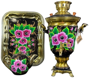 Самовар 65468 4 л, латунь