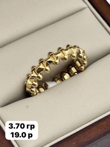Italian Gold Италия AlmazNI-Gold размер 19 вес 3.7 г золото, без вставок