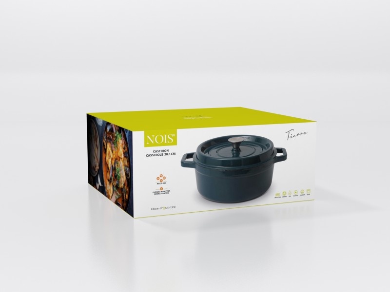 Кастрюля 5.6 л, NOIS Nois Tierra 830072 чугун