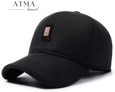 Кепка ATMA brand размер универсальный, черный