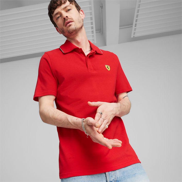 Поло Puma Ferrari красный