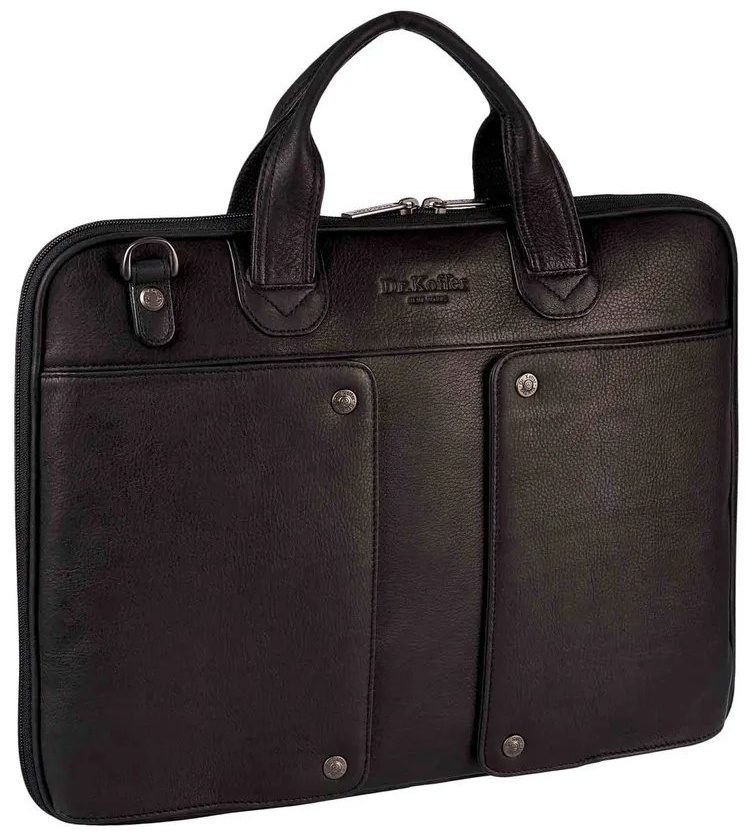 Сумка тоут натуральная кожа черный
