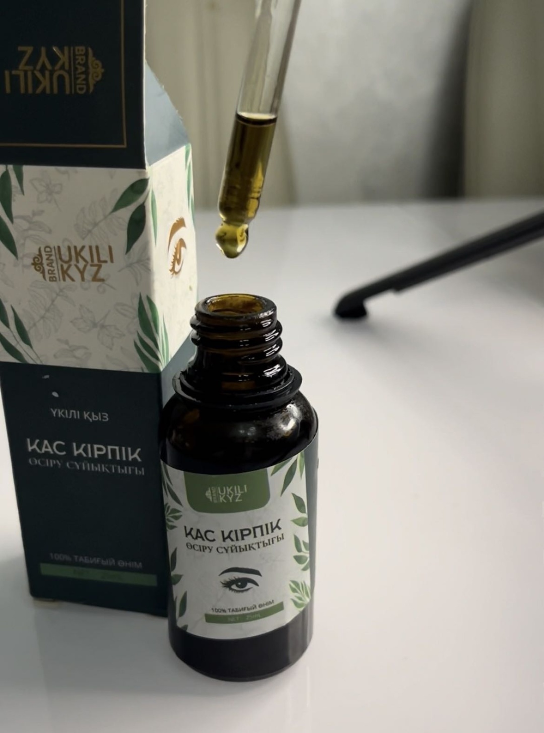 UKILI KYZ состав Ukilikyz қас кірпік, шашқа. 25 мл