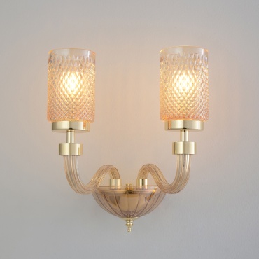 Бра настенный Crystal Lux Е14, золотистый