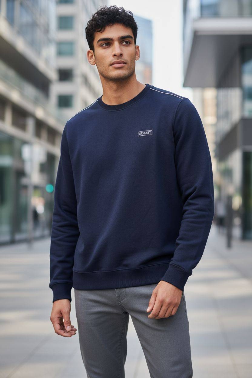 Толстовка Urban Outfit синий, серый