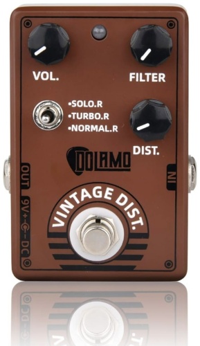 Педаль Dolamo Vintage Distortion коричневый