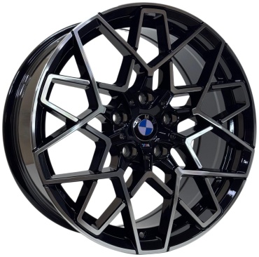 Wheels 5607DD 8/9x18/5x120 D74.1 ET40.35 4 диска черный, хром