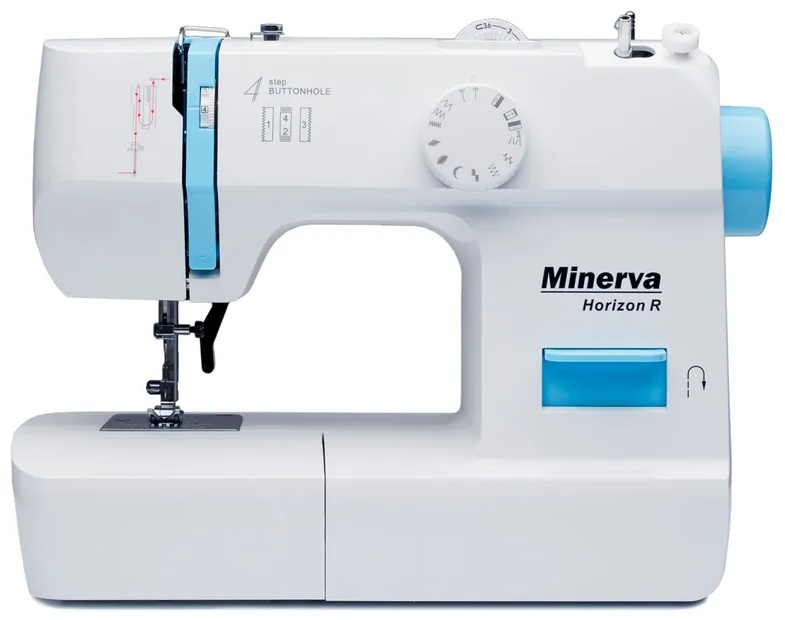 Швейная машина Minerva Horizon R бирюзовый, белый