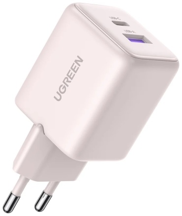 Ugreen X516 (65017) USB, USB Type-C 30 Вт розовый