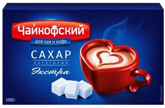 Чайкофский сахар экстра 1 кг