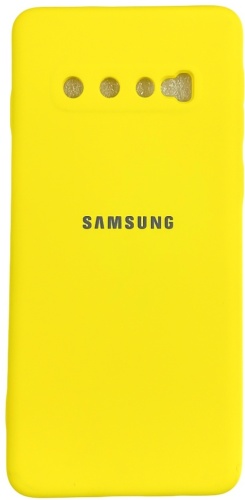 Чехол msin для Samsung Galaxy S10 лимонный