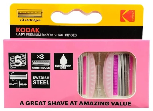 Kodak Lady Premium Razor 5 сменные кассеты 3 шт