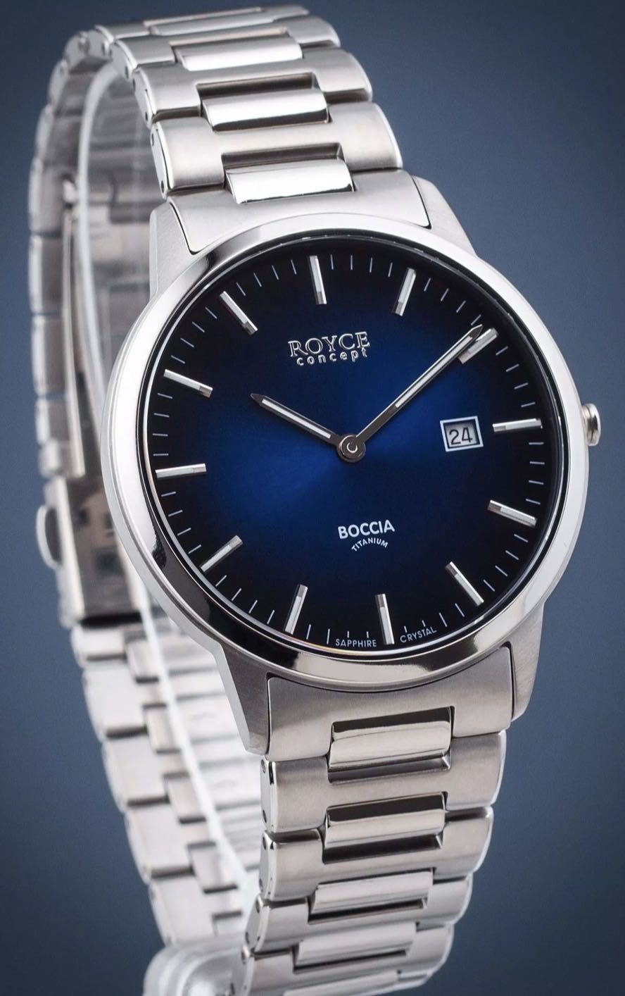 Кварцевые Boccia Titanium 3658-021Tick титан