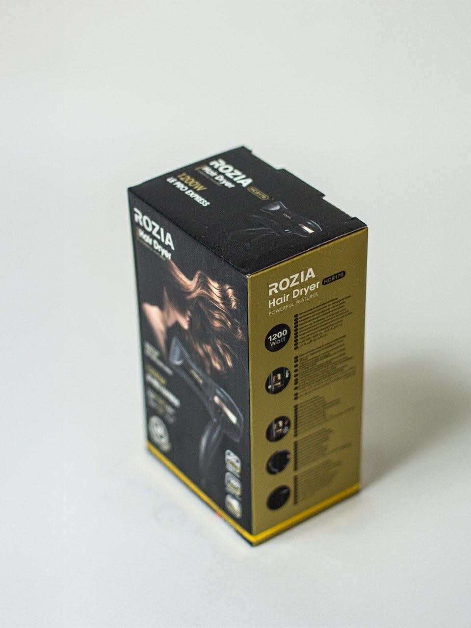 ROZIA HC8170 компактный фен черный