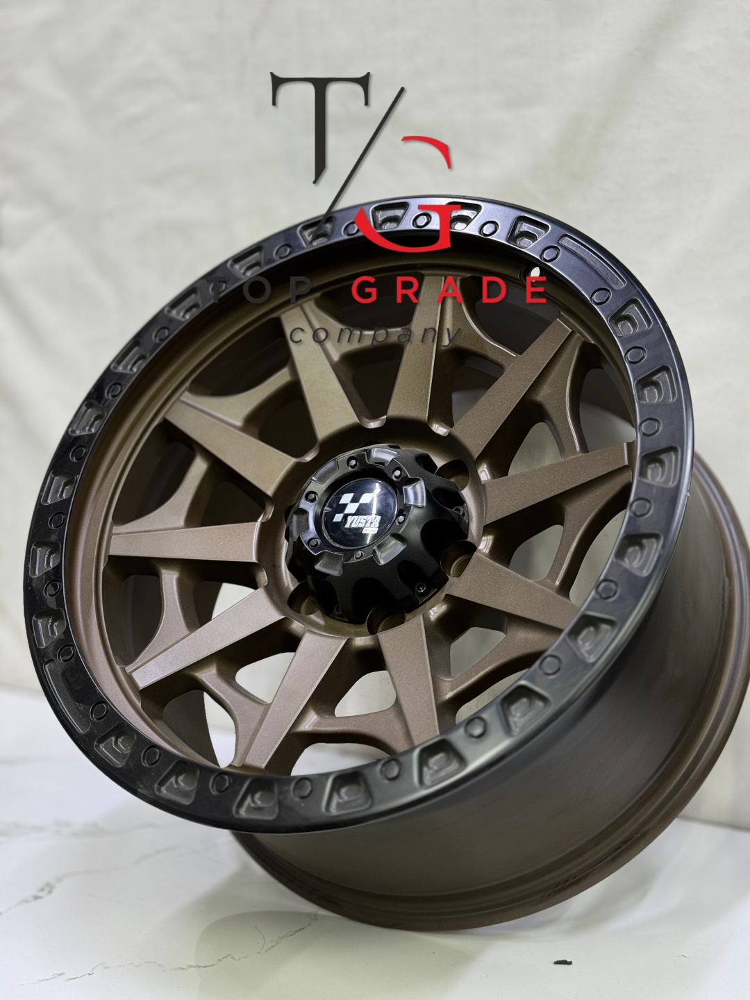 Top Grade Tg0020 9x17/6x139.7 D110 ET0 4 диска черный, коричневый