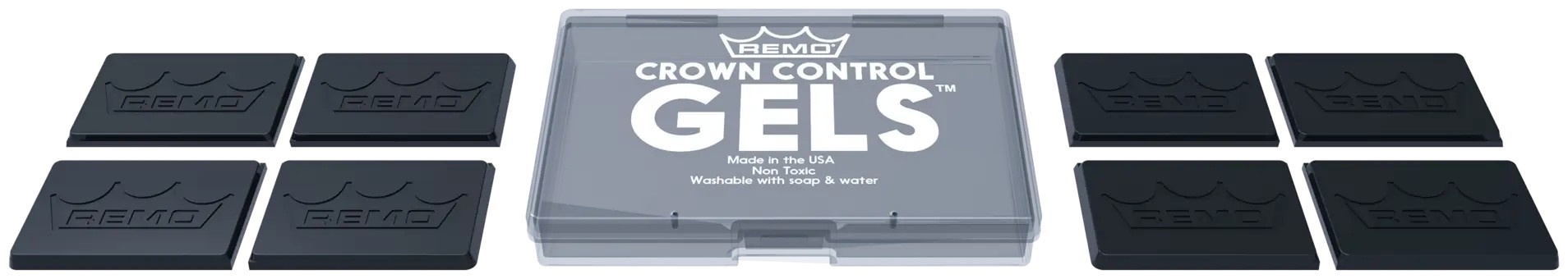 Remo демпфер для тарелок Crown Control Gels CC-1000-00