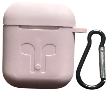 Чехол для Apple AirPods, AirPods 2 розовый