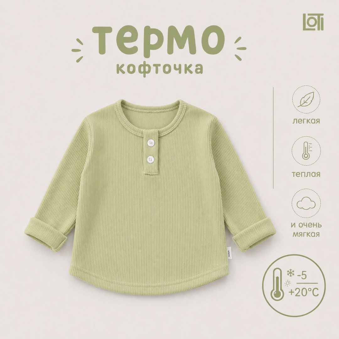 Кофточка LOTI оливковый