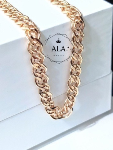ALA AGNON55-0193 длина 55 см, вес 9.66 г золото, плетение нонна