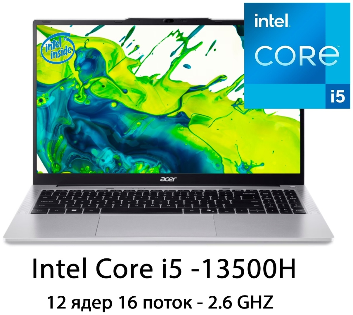 Ноутбук Acer Aspire Lite 15.6" / 16 Гб / SSD 512 Гб / Без ОС / NX.D5HER.002