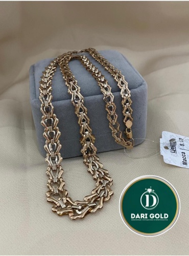 Колье DARI GOLD 7533689 длина 55 см вес 8.5 г золото, без вставок