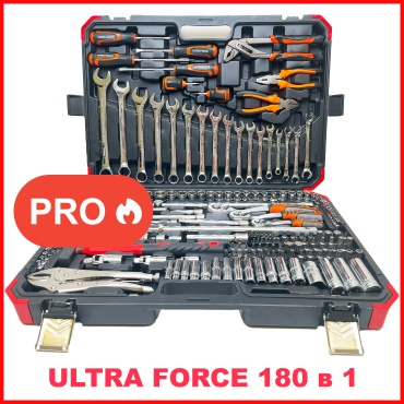 Набор инструментов автомобильный 180 в 1 ULTRA FORCE UTF-180