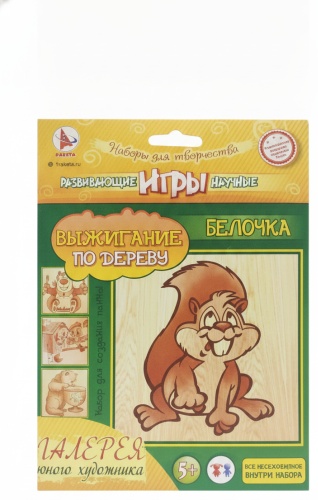 Доска для рисования и выжигания: белочка