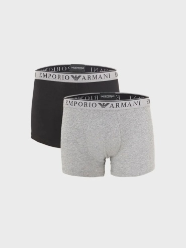 Боксеры Emporio Armani черный, серый