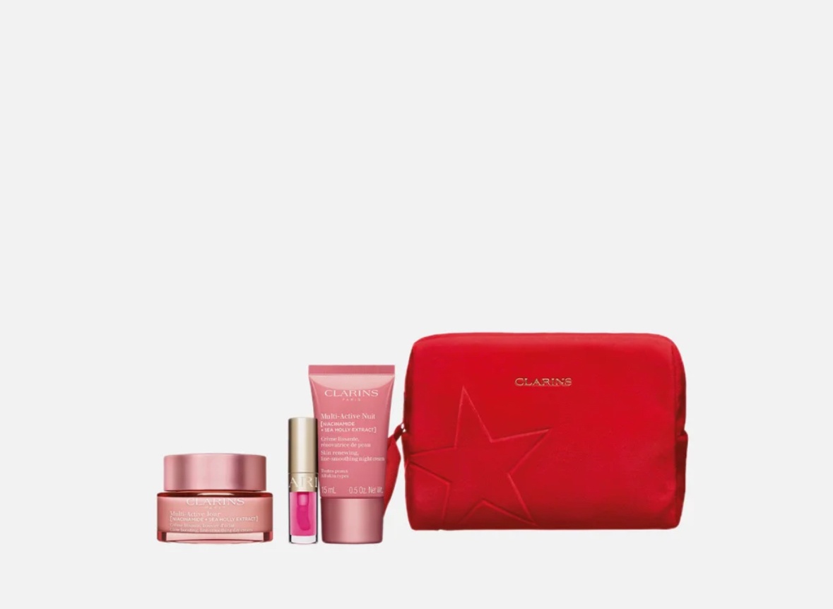 Clarins Multi Active Holiday Season набор по уходу за лицом для женщин