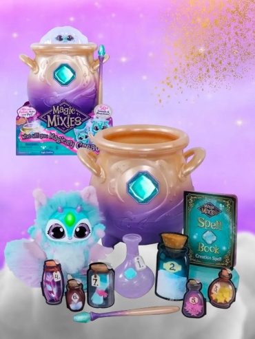 Набор Magic Mixies Большой волшебный котёл Magic Mixies с интерактивной игрушкой Magic Mixies Magical Cauldron, 50+ звуков и реакции