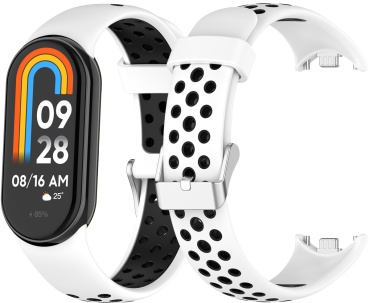 Ремешок MindStore для Xiaomi Mi Band 8, Mi Band 9, Smart Band 10 белый