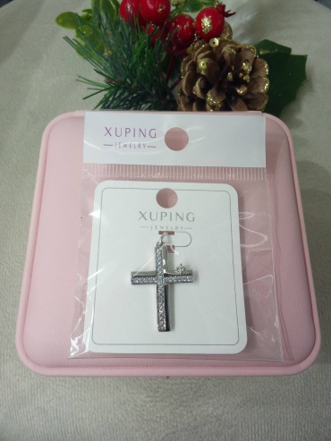 Подвеска Xuping Jewelry медицинская сталь, кристаллы Swarovski