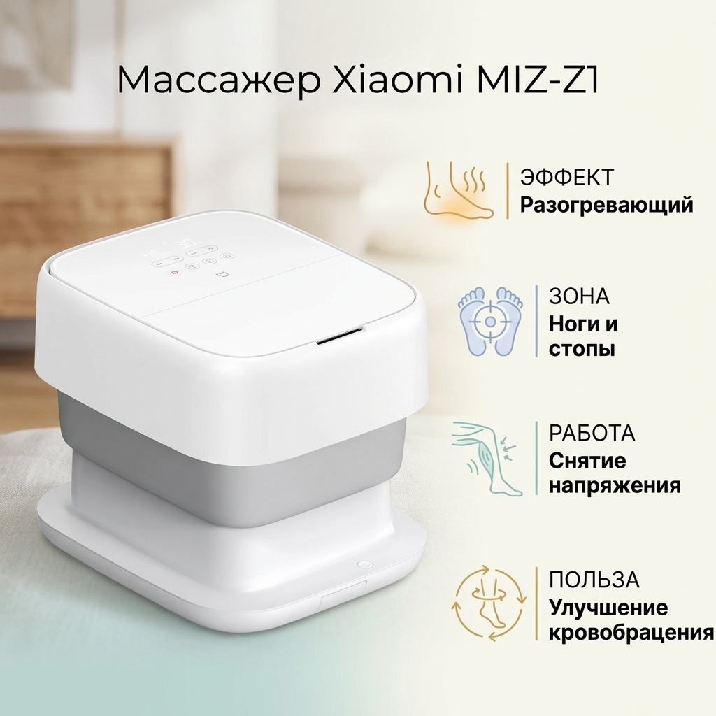 Массажер Xiaomi MIZ-Z1 напольный разогревающий