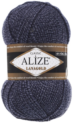 Моток Alize Lanagold 901 - Джинсовый меланж 240 м 100 г