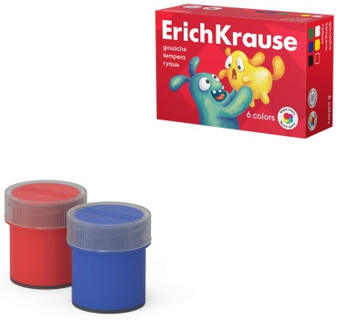Гуашь 6 цв Jolly Friends 20 мл ErichKrause 61413