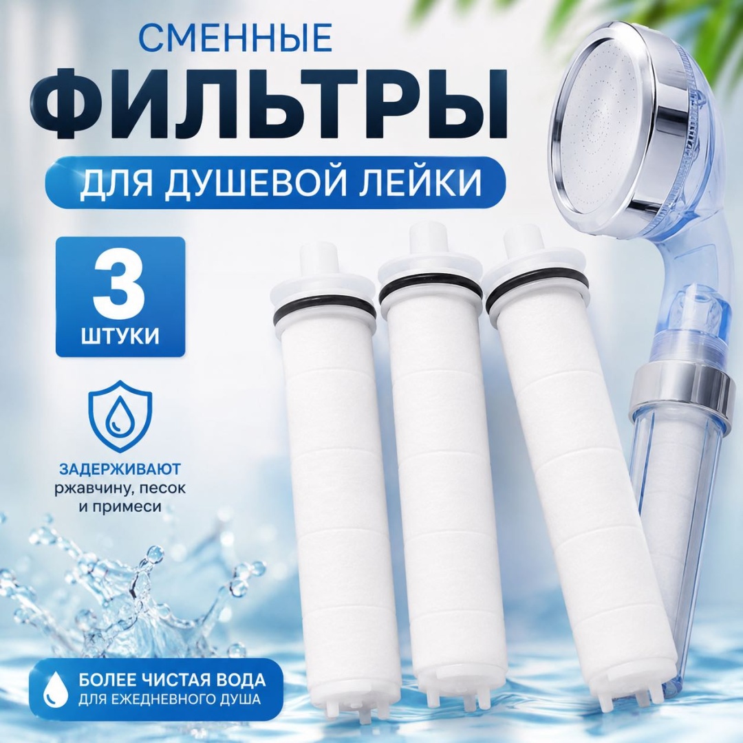 Фильтр для душа 1024356, ресурс: 10000 л