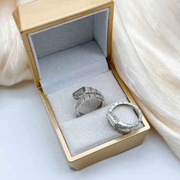 Кольцо Xuping Jewelry 410370697 размер регулируемый нержавеющая сталь, без вставок