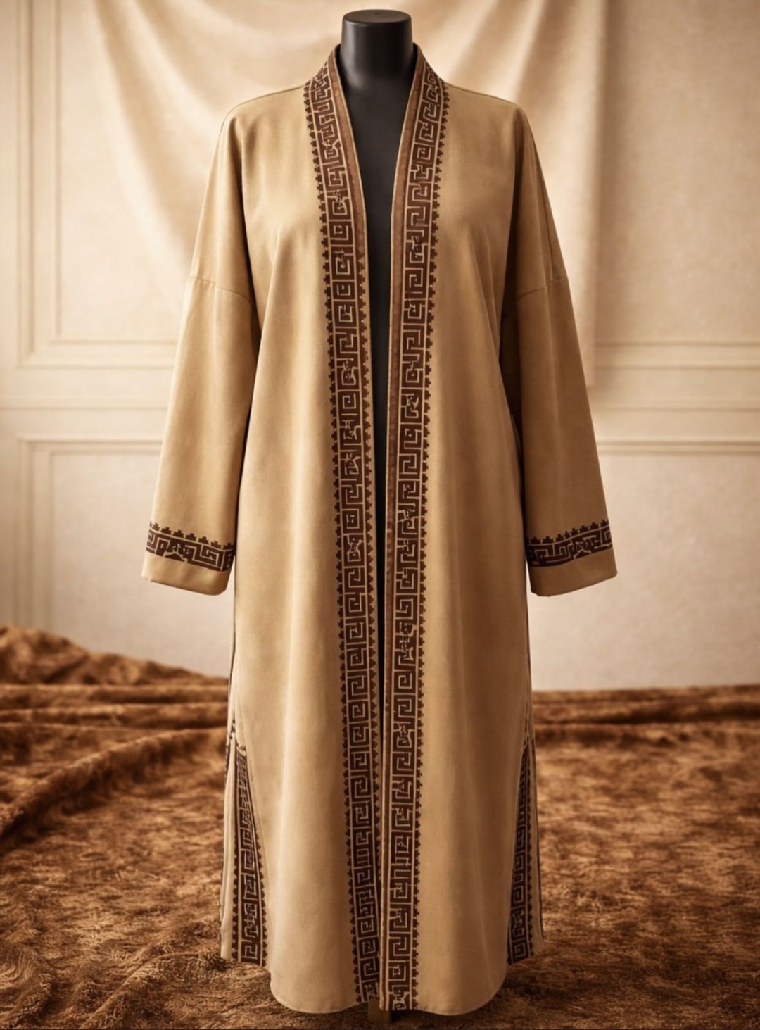 Национальный костюм Elzhan qazaq brand бежевый