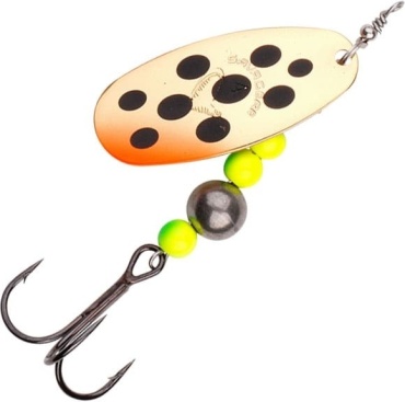 Блесна Savage Gear Caviar Spinner №4 14g Firetiger 1 шт зеленый