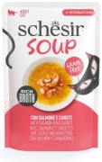 Schesir суп лосось, морковь 40 г 1 шт